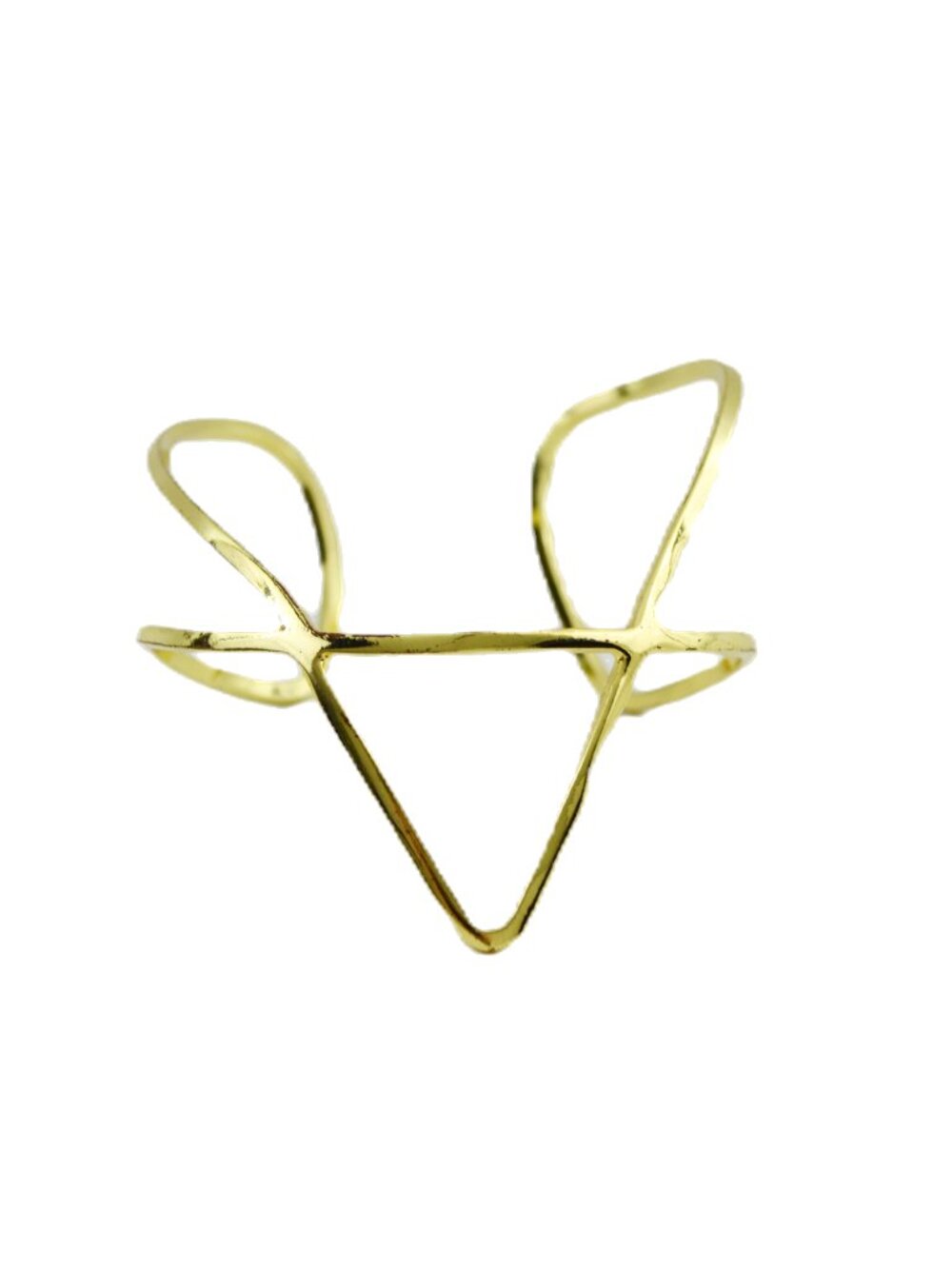 Gold cuff bracelet #220-13